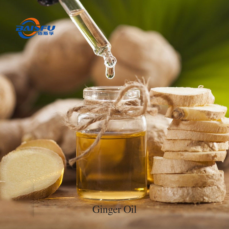 CAS 8007-08-7 Natural Plant Essential Oil 99% Ginger Essential Oil For Food Flavor And Perfume