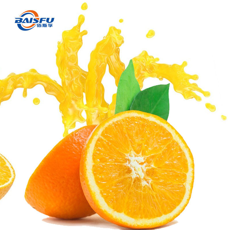 Small Batch Liquid Sweet Orange Pulp Flavor Concentrate Synthetic Oil Flavor Store In Cool Dry Place