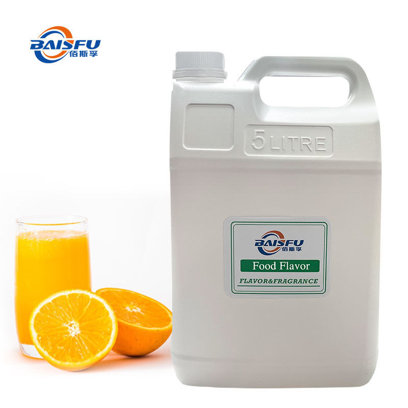 Halal Approved Concentrated Emulsion Orange Flavor For Soft Drink