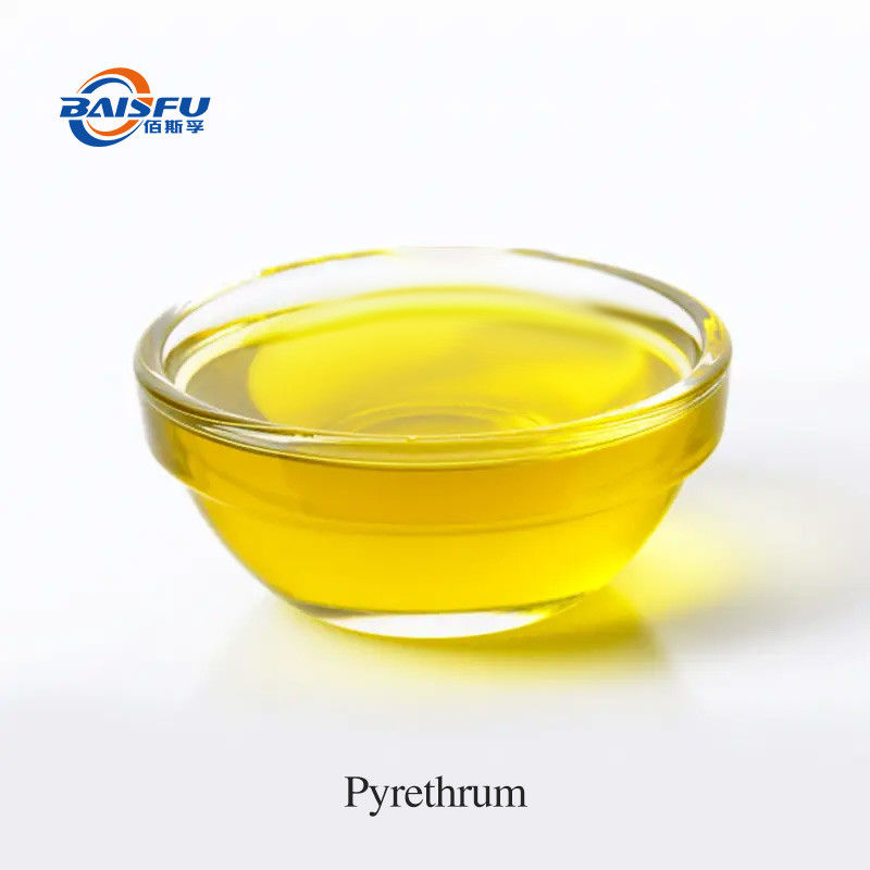 baisfu Pure Extract Pyrethrum 25% 50% Yellow liquid Fine Powder for Biopesticide Organic biopesticide agricultural