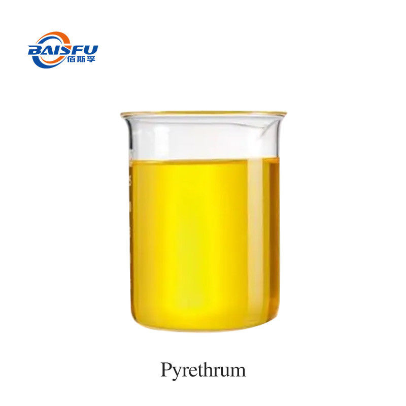 baisfu Pure Extract Pyrethrum 25% 50% Yellow liquid Fine Powder for Biopesticide Organic biopesticide agricultural