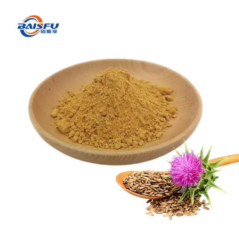 Hot Sell Silymarin Extract Powder CAS:65666-07-1 Organic Milk Thistle Extract Silymarin