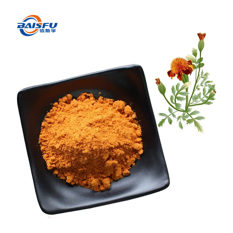 Baisfu plant powder 98% Top Quality Lutein esters Yellow/reddish brown powder use in dietary supplement and food additive