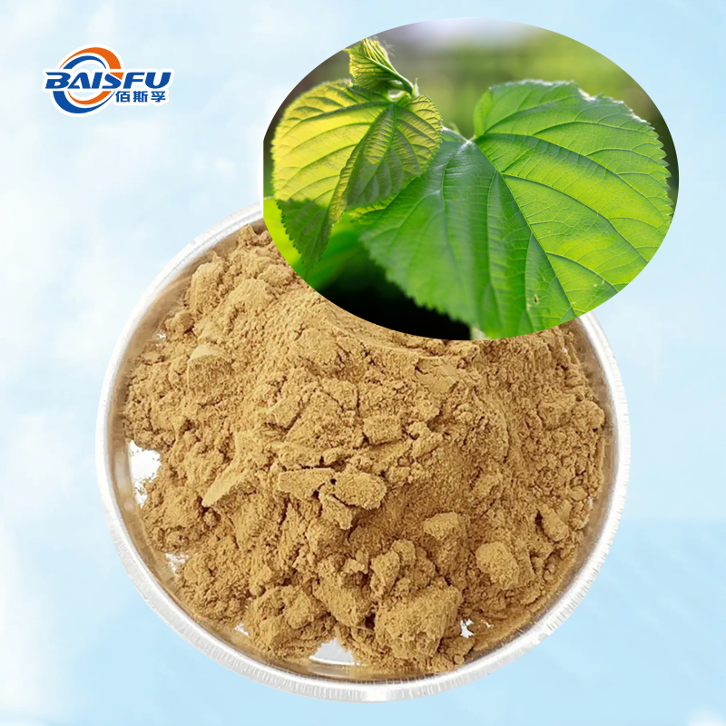 Baisfu Mulberry Leaf Extract High Quality Pure natural Light Brownish-Yellow Powder For Functional food beverage use in Health food products