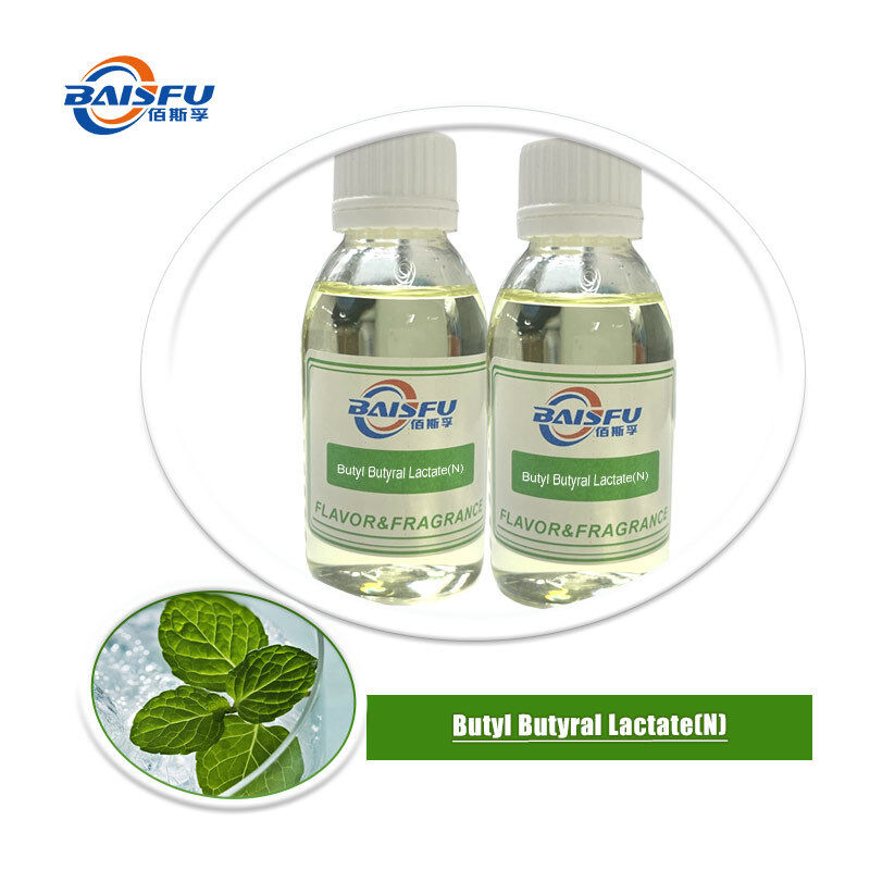 Baisfu High Purity Cream Flavor Butyl Butyral Lactate (N) CAS 7492-78-0 Food Grade for Cosmetic Worldwide Shipping
