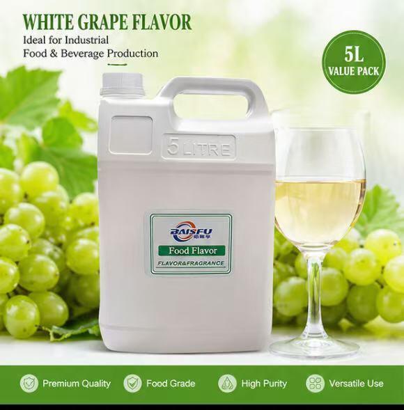 High Concentration Water Soluble White Grape Flavor for Carbonated Soft Drink Juice Alcoholic Cocktail Sports Beverage Manufacturing