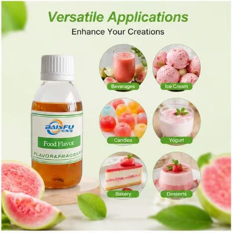 Superior Concentrated Natural Guava Flavor for Ice Cream Sorbet Frozen Yogurt Tropical Fruit Popsicle Dairy Free Sorbet and Rainbow Popsicle