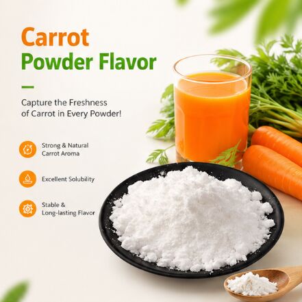 Natural Carrot Powder Flavor for Instant Soup Mix Creamy Carrot Broth and Vegetable Bouillon Powder