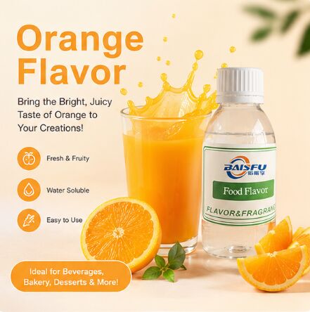 Concentrated Orange Flavor for Hard Candy Gummy Chew and Fruity Confectionery