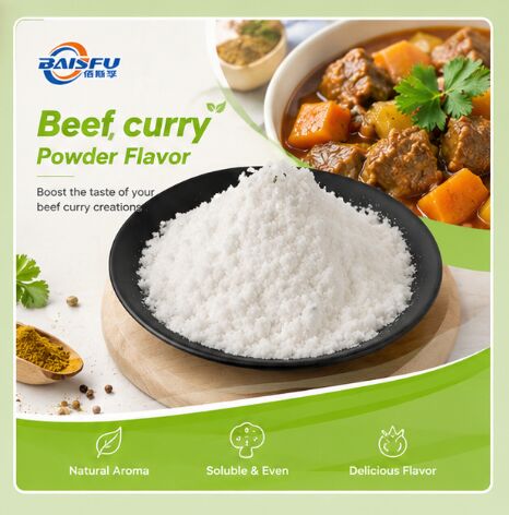 Natural Beef Curry Powder Flavor for Sausage Meatball Burger Patty and Plant Based Beef Substitute