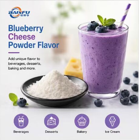 Premium Blueberry Cheese Powder Flavor for Cheesecake Mix Muffin Dry Blend and Cupcake Powder
