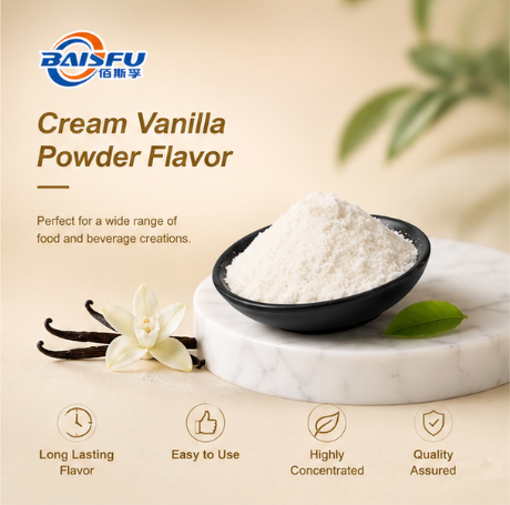 Premium Cream Vanilla Powder Flavor for Ice Cream Powder Gelato Base and Frozen Custard Blend
