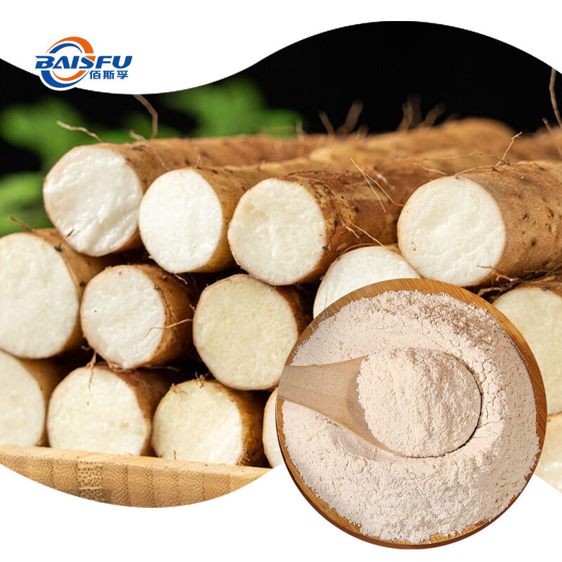 Baisfu Halal Available Pure Freeze Dried Yam Powder Food Grade High Nutrient FD Yam Root Powder for Solid Drink