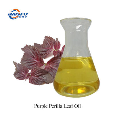 Original Natural Plant Essential Oil for Food Aroma Purple Perilla Leaf Oil from Baisfu